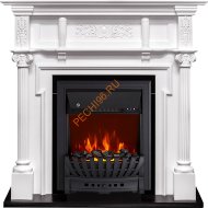 Электрокамин Royal Flame Oxford белый с очагом Aspen