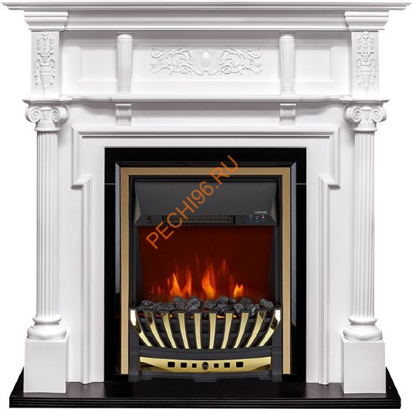 Электрокамин Royal Flame Oxford белый с очагом Aspen