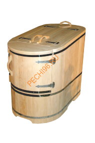 Фитобочка ExpertSaun кедровая полулежачая Люкс