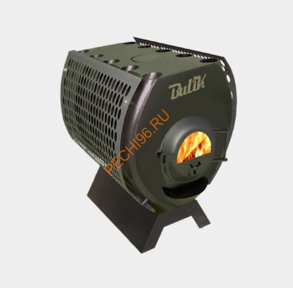 Печь отопительная Берёзка BULYK-400 стекло с экранами