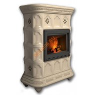 Печь-камин КимрПечь Истра пристенный Ваниль