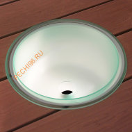 Шайка со светодиодной подсветкой Cariitti LED IB320 с водосливным отверстием