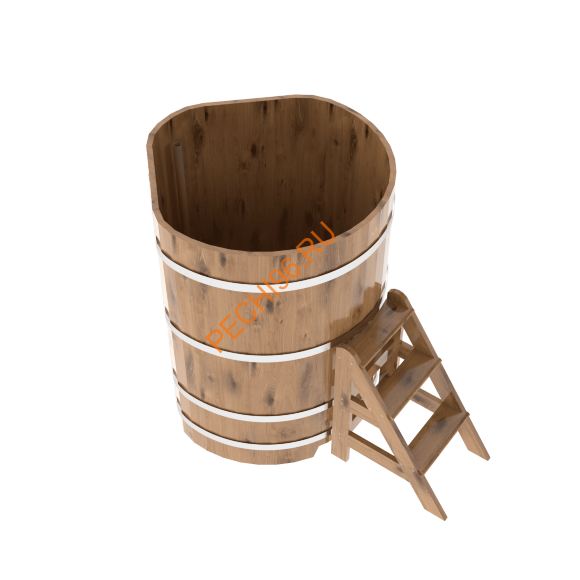 Купель для бани BentWood угловая из дуба Рустик, 1,03х1,03 м Купель для бани BentWood угловая из дуба Рустик, 1,03х1,03 м