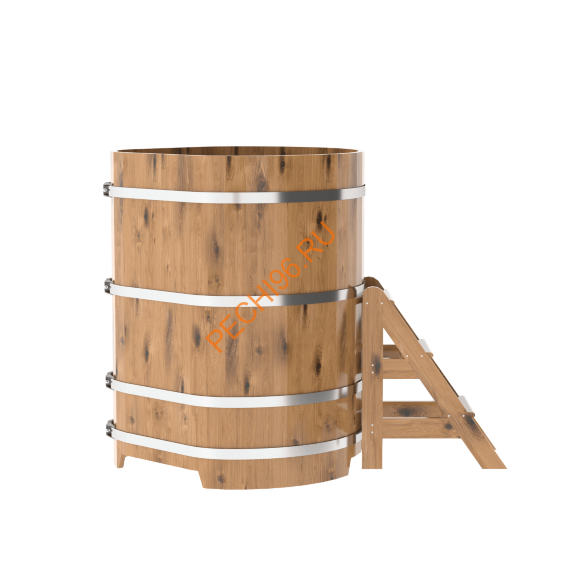 Купель для бани BentWood угловая из дуба Рустик, 1,03х1,03 м Купель для бани BentWood угловая из дуба Рустик, 1,03х1,03 м