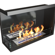 Биокамин ZeFire STANDART угловой 700 со стемалитом