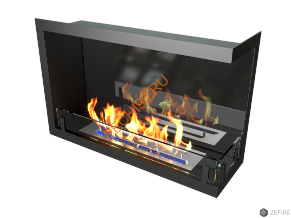 Биокамин ZeFire STANDART угловой 700 со стемалитом