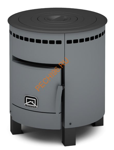 Печь отопительная Теплодар Печурка с набором чугунных колец