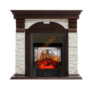 Электрокамин Royal Flame Dublin Темный дуб с очагом Majestic FX M