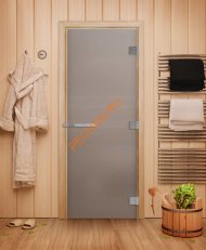 Дверь стеклянная DoorWood Эталон, 2000х800 мм, стекло сатин 10 мм
