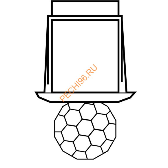 Светильник-кристалл HARVIA для паровой бани ZVK-531