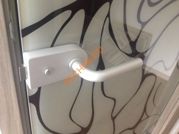 Дверь в хамам стеклянная Арта Элит Бронза, коробка алюминий