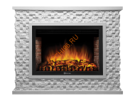 Электрокамин Electrolux EFP/P-3020LS с порталом Firelight Quadro 30, песчаник белый