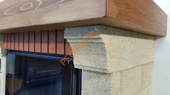 Каминная облицовка Кипр 700 угловая 45°
