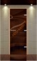 Дверь стеклянная ALDO NEW «бронза» 690*1890 мм коробка бук