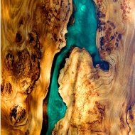 Дверь стеклянная DoorWood с фотопечатью «СЛЭБ-02»