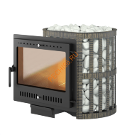 Печь для бани Везувий Легенда Ковка 22 Панорама М