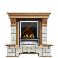 Электрокамин Dimplex Pierre Luxe с очагом Flagstaff дуб/ белый