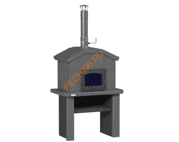 Русская печь Крестьянка Графит