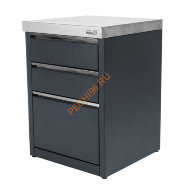 Модуль уличной кухни SMART-600 Стол с тремя ящиками (HS-KU03-SY600) Helios