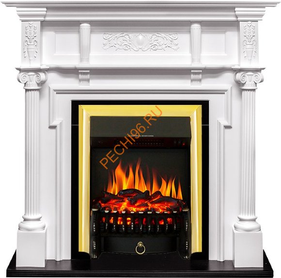 Электрокамин Royal Flame Oxford белый с очагом Fobos FX