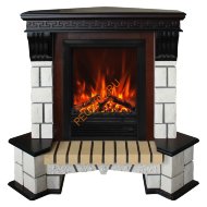 Электрокамин RealFlame Stone Corner STD АО с очагом Eugene
