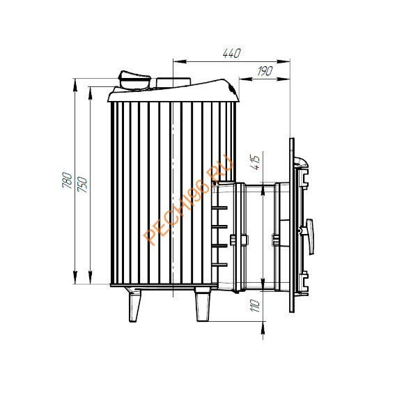 Печь банная Атмосфера L ламели Окаменевшее дерево перенесенный рисунок