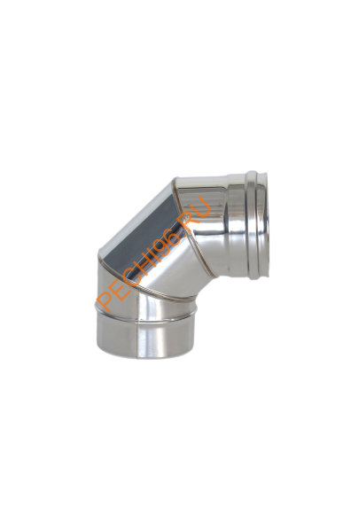 Отвод 87° ТиС Промо, нержавейка AISI 316-0,8 мм, D120 мм