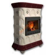 Печь-камин КимрПечь Истра пристенный Вишня