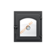 Дверка ВЕЗУВИЙ 270 с термометром (Антрацит)