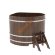 Купель для бани BentWood угловая из морёного дуба Премиум, 1,37х1,37 м