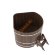 Купель для бани BentWood угловая из морёного дуба Премиум, 1,37х1,37 м