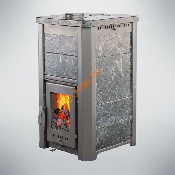 Печь банная Варвара Сказка Дуэт КТК, пироксенит, сталь 6 мм