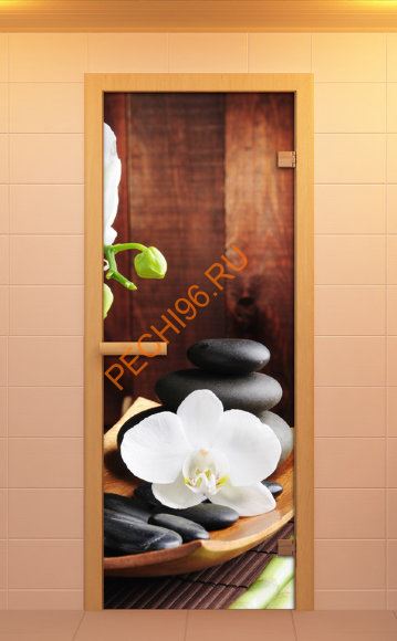 Дверьстеклянная ALDO «Спа» коробка береза