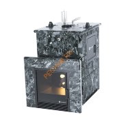 Печь банная ИзиСтим Анапа М2 в полноценном кожухе из пироксенита