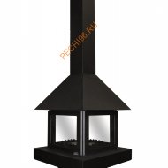 Печь-камин ЭкоКамин Эклипс Островной 4D