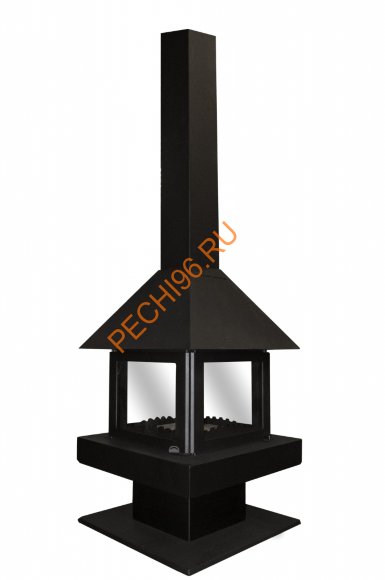Печь-камин ЭкоКамин Эклипс Островной 4D