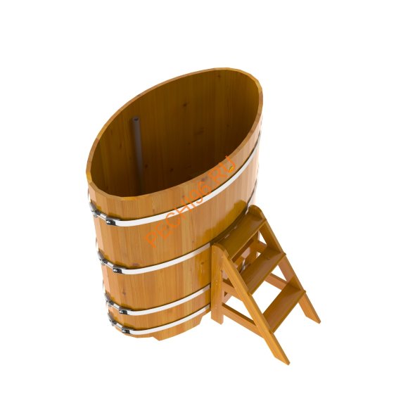 Купель для бани BentWood овальная из лиственницы Рустик, 0,80х1,42 м Купель для бани BentWood овальная из лиственницы Рустик, 0,80х1,42 м