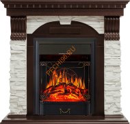 Электрокамин Royal Flame Dublin Темный дуб с очагом Majestic FX