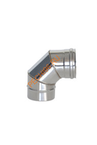 Отвод 87° ТиС Промо, нержавейка AISI 316-0,8 мм, D150 мм