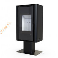 Печь-камин DEFRO HOME SOLUM TOP, 9кВт черная сталь