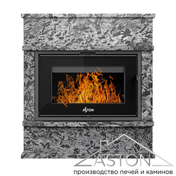 Печь-камин ASTON SENATOR «VYBORG» Н-1300 Пироксенит Элит