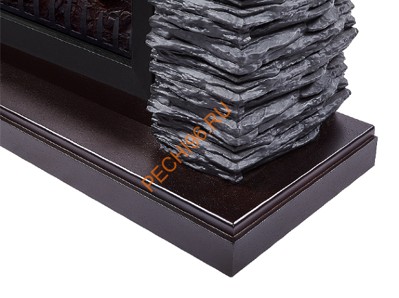 Электрокамин Electrolux Sphere Plus EFP/P-3320RLS с порталом Firelight Porto 30, камень черный, венге