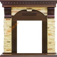 Портал Royal Flame Dublin арочный сланец угловой под классический очаг