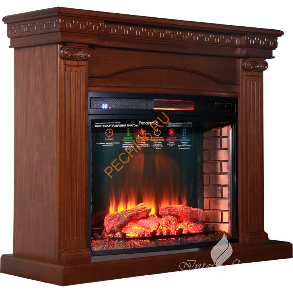 Электрокамин InterFlame Афина с очагом Foton 21-33 LED FX QZ