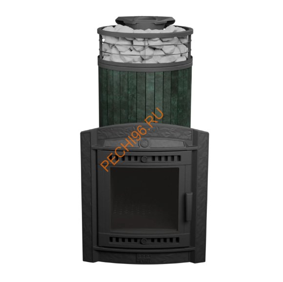 Печь банная Атмосфера XL Верде Гватемала ламель+сетка
