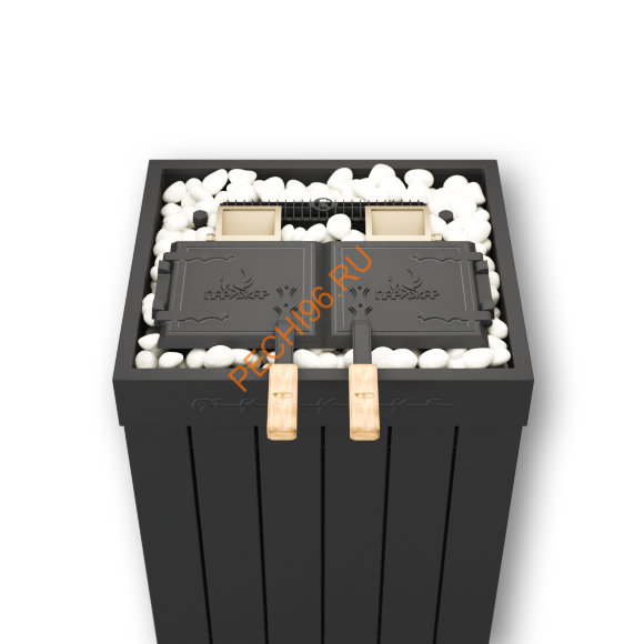 Электрическая паротермальная печь ФутуРус 2.0 10 кВт, металл Black