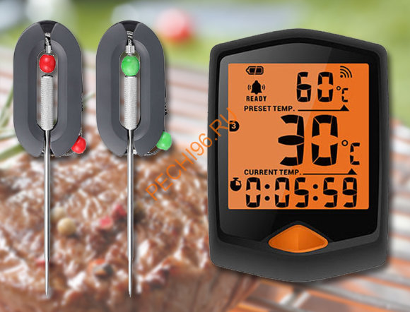 Термометр VOLCANO с Bluetooth беспроводный цифровой Термометр VOLCANO с Bluetooth беспроводный цифровой