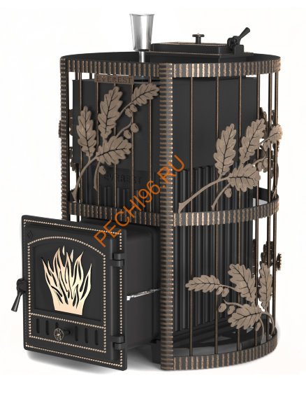 Чугунная банная печь Эверест Ковка 24 (281) ЗК Чугунная банная печь Эверест Ковка 24 (281) ЗК