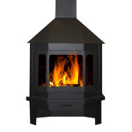 Печь-камин ЭкоКамин Мюнхен пристенно-угловой