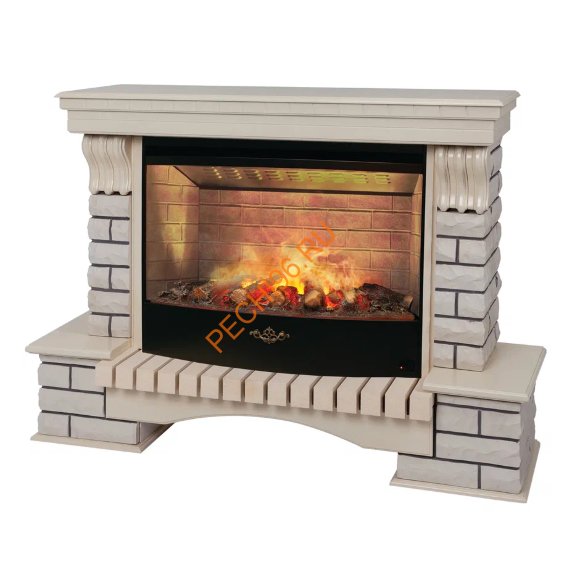 Электрокамин RealFlame Country 33 WT с очагом 3D Firestar 33